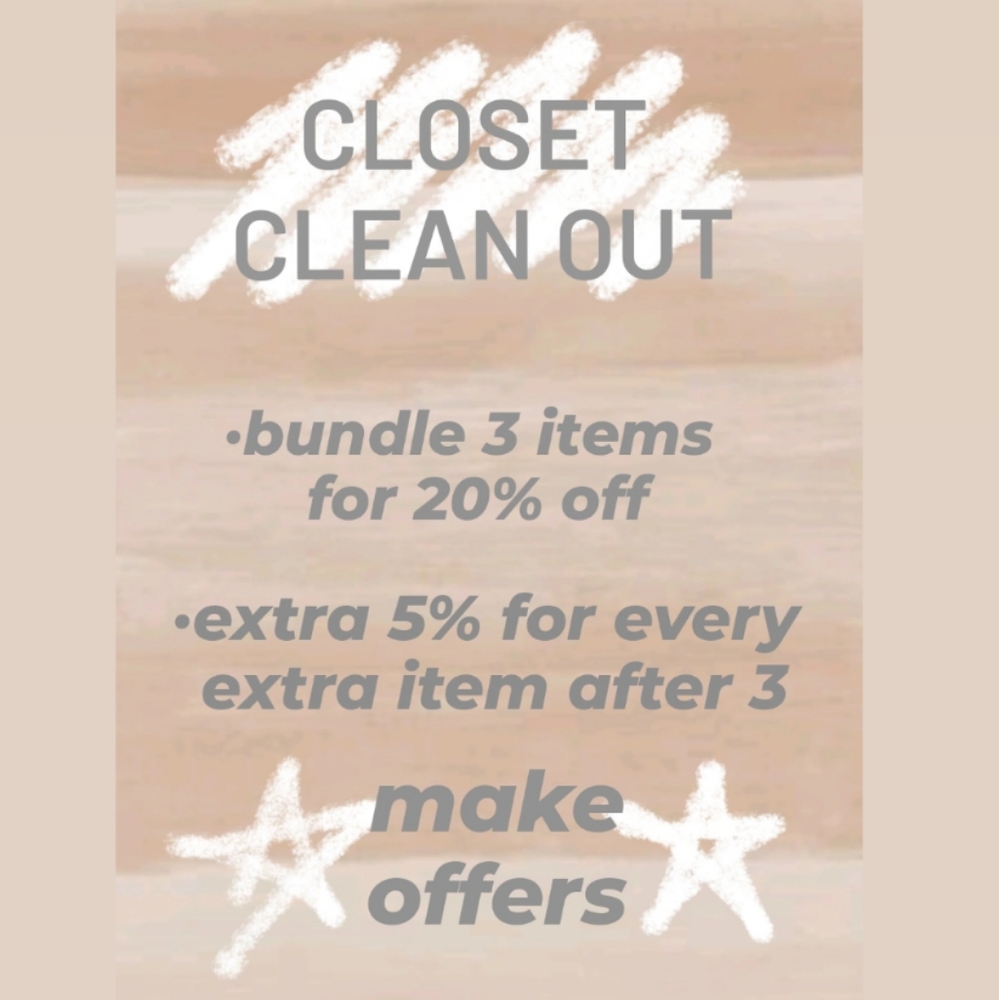CLOSET CLEAN OUT!!!